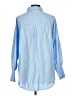 Unbranded Stripes Blue Long Sleeve Button-Down Shirt Size L - photo 2