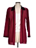 misook Burgundy Cardigan Size L - photo 1