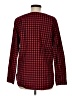 Talbots Outlet 100% Cotton Checkered-gingham Red Long Sleeve Button-Down Shirt Size M - photo 2