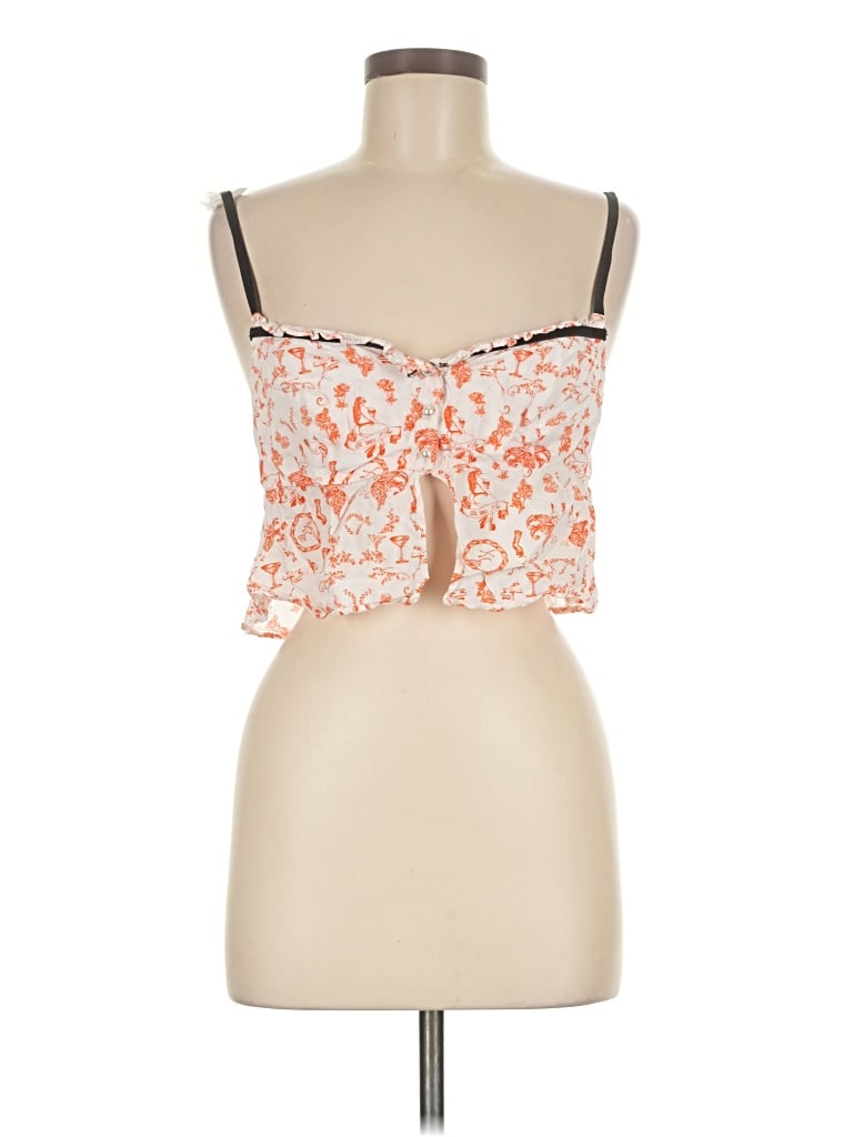 Pre-owned Savage X Fenty Sleeveless Blouse In Orange
