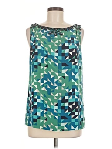 Tory Burch Sleeveless Silk Top (view 1)
