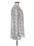 Kut from the Kloth 100% Polyester Silver Long Sleeve Blouse Size M - photo 4