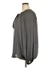 Torrid 100% Polyester Gray Long Sleeve Blouse Size 2X Plus (2) - photo 5