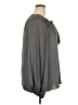 Torrid 100% Polyester Gray Long Sleeve Blouse Size 2X Plus (2) - photo 4