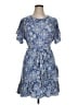 MICHAEL Michael Kors Paisley Floral Blue Casual Dress Size XL - photo 1