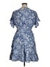 MICHAEL Michael Kors Paisley Floral Blue Casual Dress Size XL - photo 2