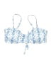 Hollister Floral Blue Swimsuit Top Size L - photo 1
