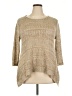 Faded Glory 100% Acrylic Metallic Tan Pullover Sweater Size 20 - photo 1