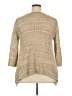 Faded Glory 100% Acrylic Metallic Tan Pullover Sweater Size 20 - photo 2