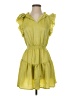 Steve Madden 100% Polyester Yellow Casual Dress Size S - photo 1