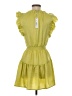 Steve Madden 100% Polyester Yellow Casual Dress Size S - photo 2