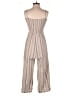 Love Tree Stripes Tan Jumpsuit Size S - photo 2