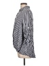 Just Living 100% Rayon Stripes Black 3/4 Sleeve Button-Down Shirt Size L - photo 5