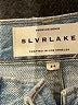 SLVRLAKE 100% Cotton Hearts Blue Jeans Size 24 waist - photo 7