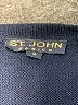 St. John Blue Cardigan Size M - photo 7