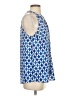 Mud Pie Blue Sleeveless Blouse Size S - photo 4