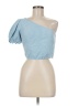 Venus Blue Short Sleeve Blouse Size 8 - photo 1