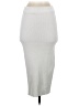 Zara Solid Gray Casual Skirt Size S - photo 2