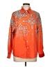 Unbranded Paisley Orange Long Sleeve Blouse Size L - photo 1