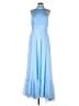 Mac Duggal 100% Polyester Blue Cocktail Dress Size 10 - photo 1