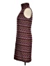 Muse Chevron-herringbone Burgundy Cocktail Dress Size 8 - photo 5