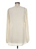 J.Crew 100% Polyester Ivory Long Sleeve Blouse Size 8 (tall) - photo 2
