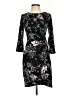 Tahari Print Black Cocktail Dress Size 4 - photo 1