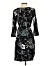 Tahari Print Black Cocktail Dress Size 4 - photo 2