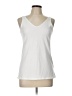 Unbranded White Sleeveless Top Size L (estimated) - photo 1