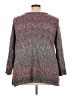 Avenue Tweed Burgundy Pullover Sweater Size 22 Plus - photo 2
