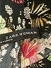 Zara Floral Black Casual Pants Size M - photo 7