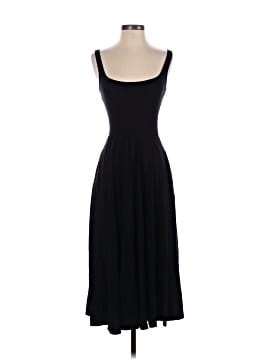 sleeveless white midi dress Avec Les Filles Stretch Cotton Poka Dot Halter Midi Dress Women's : 2