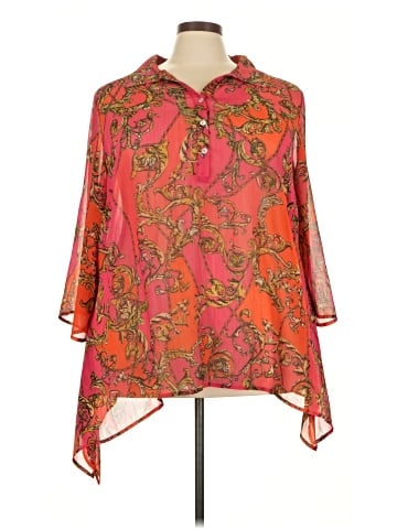 New Directions 3/4 Sleeve Blouse (view 1)