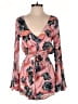 Billabong 100% Rayon Floral Pink Romper Size S - photo 1
