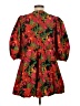 Shein 100% Polyester Print Red Cocktail Dress Size S - photo 2