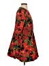 Shein 100% Polyester Print Red Cocktail Dress Size S - photo 4