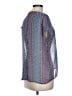Collective Concepts 100% Polyester Blue 3/4 Sleeve Blouse Size L - photo 2