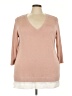 Calvin Klein Pink Pullover Sweater Size 3X - photo 1