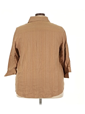 White Stag 3/4 Sleeve Button-Down Shirt (view 2)