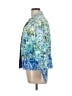 Coldwater Creek Print Blue Jacket Size L - photo 5
