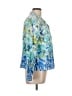 Coldwater Creek Print Blue Jacket Size L - photo 4