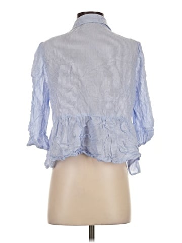 Pol 3/4 Sleeve Button-Down Shirt (view 2)