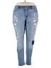 Lane Bryant Graphic Blue Jeans Size 18 - photo 1