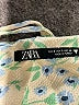 Zara Floral Blue Cocktail Dress Size S - photo 7