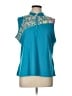 Monterey Club Teal Sleeveless Blouse Size L (estimated) - photo 1