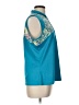 Monterey Club Teal Sleeveless Blouse Size L (estimated) - photo 4