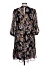 Julia Jordan 100% Polyester Floral Black Casual Dress Size 12 - photo 2