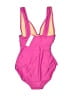 J.Crew Solid Pink One Piece Swimsuit Size 0 - photo 2