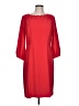 Talbots 100% Polyester Solid Red Cocktail Dress Size 10 - photo 1