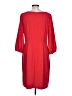 Talbots 100% Polyester Solid Red Cocktail Dress Size 10 - photo 2